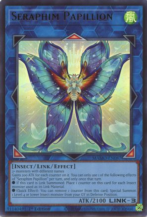 Seraphim Papillion (Ultra Rare) (MAMO-EN087) - Magnificent Monsters 1st Edition