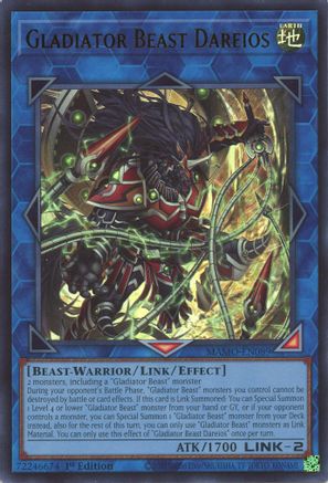 Gladiator Beast Dareios (Ultra Rare) (MAMO-EN089) - Magnificent Monsters 1st Edition