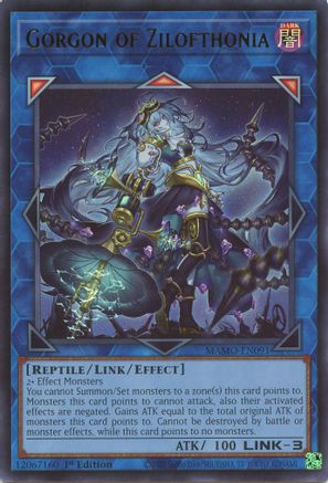 Gorgon of Zilofthonia (Ultra Rare) (MAMO-EN091) - Magnificent Monsters 1st Edition