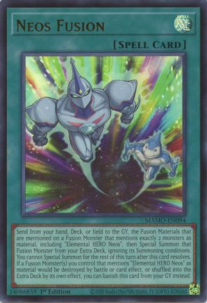 Neos Fusion (Ultra Rare) (MAMO-EN094) - Magnificent Monsters 1st Edition