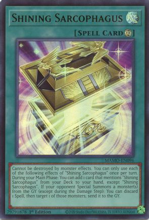 Shining Sarcophagus (Ultra Rare) (MAMO-EN096) - Magnificent Monsters 1st Edition