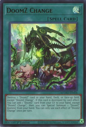 DoomZ Change (Ultra Rare) (MAMO-EN104) - Magnificent Monsters 1st Edition