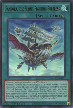 Fandora, the Flying Fighting Furtress (Ultra Rare) (MAMO-EN105) - Magnificent Monsters 1st Edition