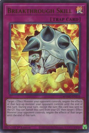 Breakthrough Skill (Ultra Rare) (MAMO-EN115) - Magnificent Monsters 1st Edition