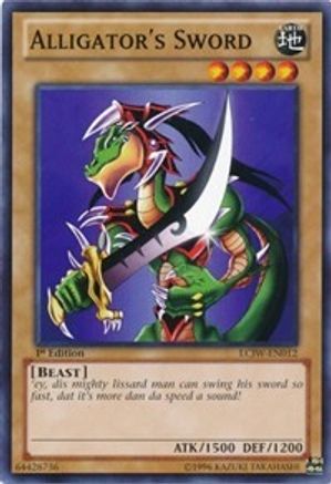 Alligator's Sword (Common) (LCJW-EN012) - Legendary Collection 4: Joey's World 1st Edition