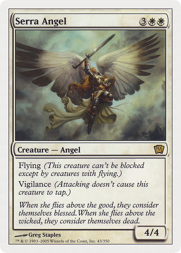 Serra Angel [9th Edition] Foil