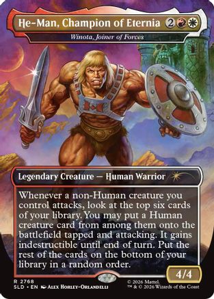 He-Man, Champion of Eternia - Winota, Joiner of Forces (SLD-2768) [Secret Lair Drop Series] Foil