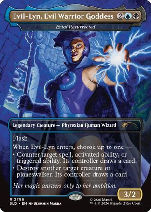Evil-Lyn, Evil Warrior Goddess - Ertai Resurrected (SLD-2786) [Secret Lair Drop Series] Foil