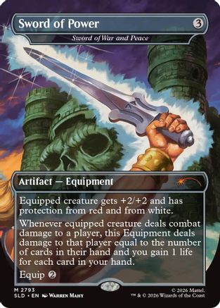 Sword of Power - Sword of War and Peace (SLD-2793) [Secret Lair Drop Series]