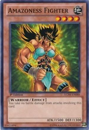 Amazoness Fighter (Common) (LCJW-EN088) - Legendary Collection 4: Joey's World 1st Edition