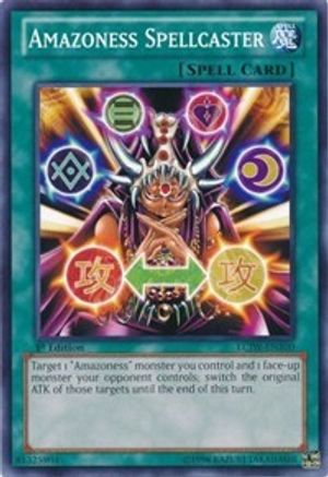 Amazoness Spellcaster (Common) (LCJW-EN100) - Legendary Collection 4: Joey's World 1st Edition