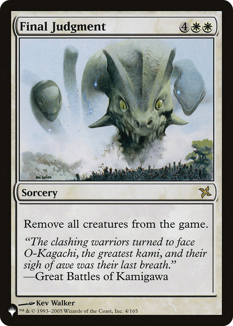 Final Judgment (LIST-4/165) [The List]