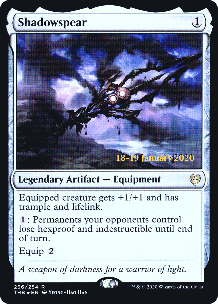 Shadowspear (PRE-236) [Theros Beyond Death Promos] Foil
