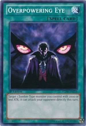 Overpowering Eye (Common) (LCJW-EN216) - Legendary Collection 4: Joey's World 1st Edition