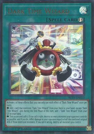 Dark Time Wizard (Ultra Rare) (BETB-EN052) - Beyond the Brave 1st Edition
