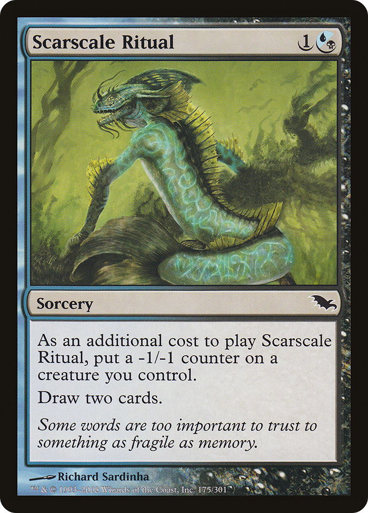 Scarscale Ritual (SHM-175) [Shadowmoor]
