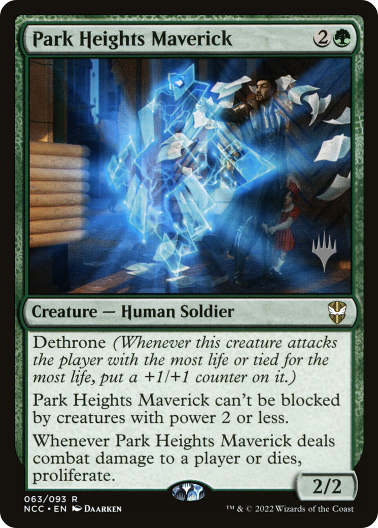 Park Heights Maverick (PPSNC-63P) [Promo Pack: New Capenna Commander Promos] Foil