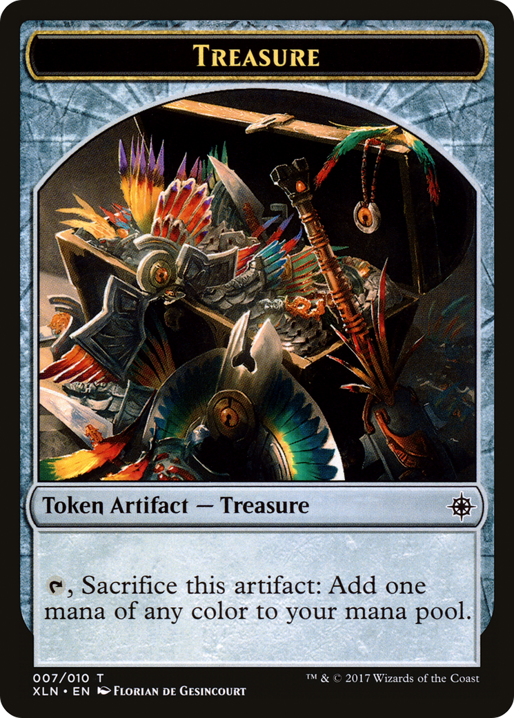 Treasure Token (XLN-007) [Ixalan Tokens]