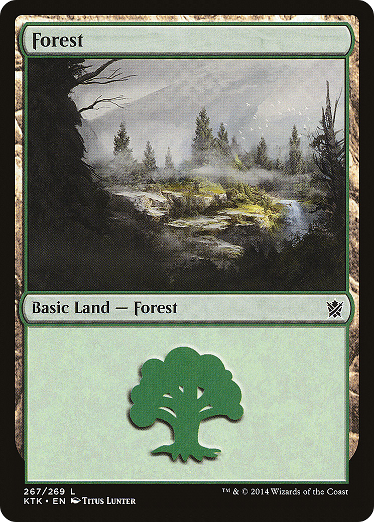 Forest (KTK-267) [Khans of Tarkir]