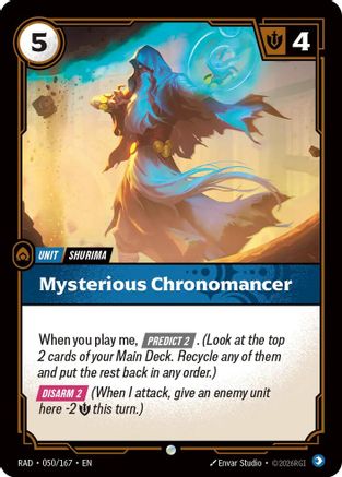 Mysterious Chronomancer (050/167) - Radiance