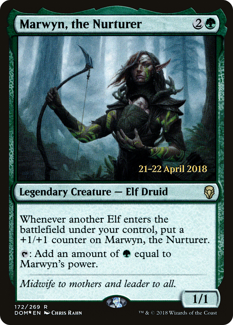 Marwyn, the Nurturer (PRE-172) [Dominaria Promos] Foil