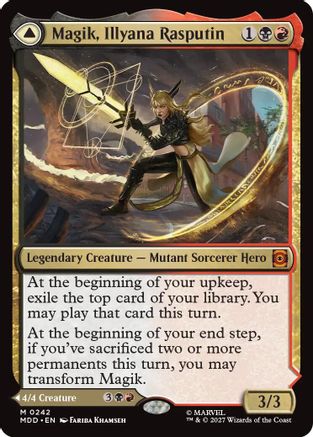 Magik, Ilyana Rasputin (MDD-242) [Marvel: Darkhold Destiny] Foil