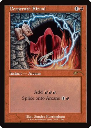 Desperate Ritual (SLD-2706) (Retro Frame) [Secret Lair Drop Series]