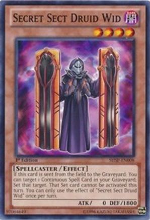 Secret Sect Druid Wid (Common) (SHSP-EN008) - Shadow Specters 1st Edition