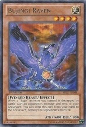 Bujingi Raven (Rare) (SHSP-EN081) - Shadow Specters 1st Edition