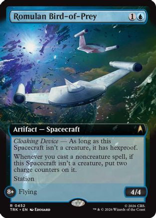 Romulan Bird-of-Prey (Extended Art) (TRK-452) [Star Trek] Foil