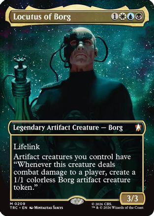 Locutus of Borg (Borderless) (TRC-209) [Commander: Star Trek] Foil