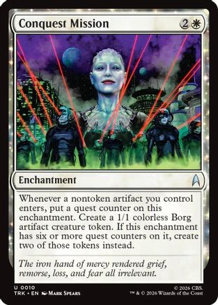 Conquest Mission (TRK-010) [Star Trek] Foil