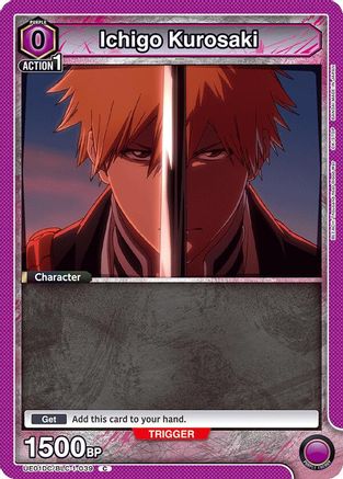 Ichigo Kurosaki (039) (UE01DC/BLC-1-039) - UE10DC Bleach Thousand Year Blood War Advanced Deck Foil