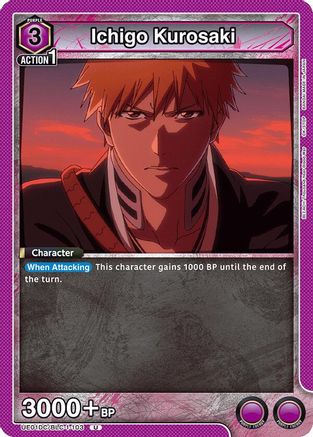 Ichigo Kurosaki (103) (UE01DC/BLC-1-103) - UE10DC Bleach Thousand Year Blood War Advanced Deck Foil
