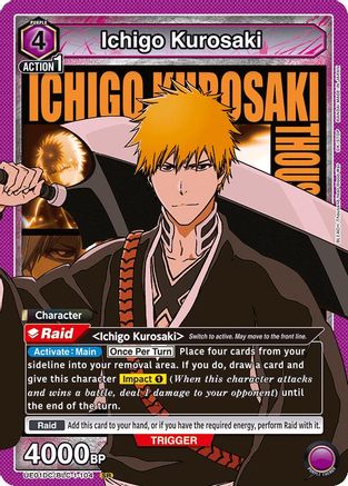 Ichigo Kurosaki (104) (UE01DC/BLC-1-104) - UE10DC Bleach Thousand Year Blood War Advanced Deck Foil