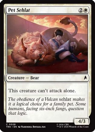 Pet Sehlat (TRK-028) [Star Trek]
