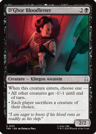 D'Ghor Bloodletter (TRK-101) [Star Trek]