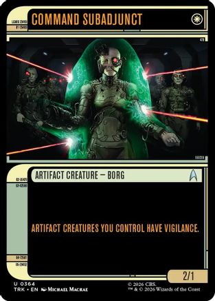Command Subadjunct (Showcase) (TRK-364) [Star Trek]