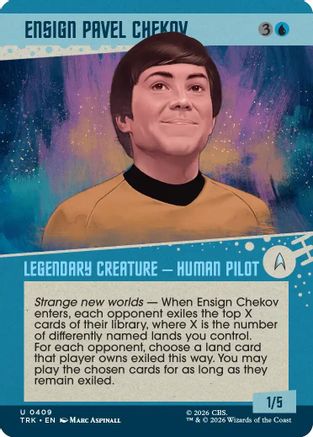 Ensign Pavel Chekov (Showcase) (TRK-409) [Star Trek] Foil