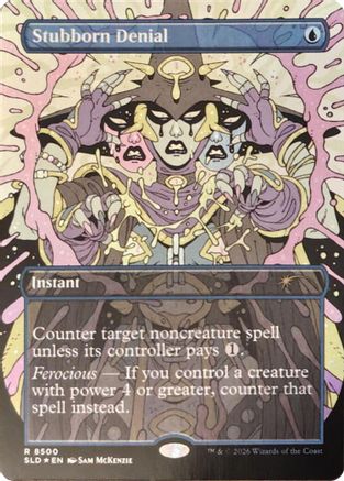 Stubborn Denial (SLD-8500) [Secret Lair Drop Series] Foil