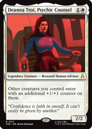 Deanna Troi, Psychic Counsel (TRK-011) [Star Trek] Foil
