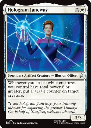 Hologram Janeway (TRK-021) [Star Trek] Foil