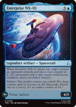 Enterprise NX-01 (TRK-058) [Star Trek] Foil