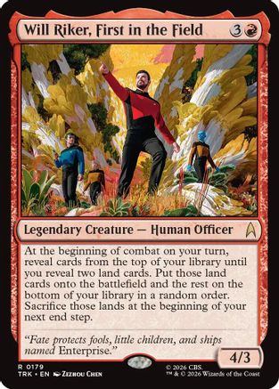 Will Riker, First in the Field (TRK-179) [Star Trek]