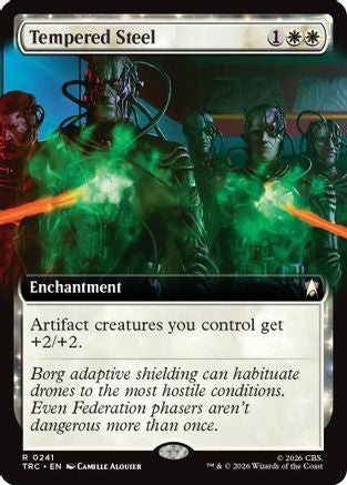 Tempered Steel (Extended Art) (TRC-241) [Commander: Star Trek]