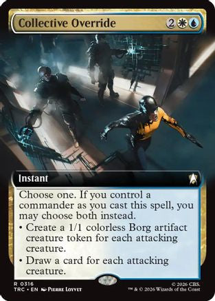 Collective Override (Extended Art) (TRC-316) [Commander: Star Trek]
