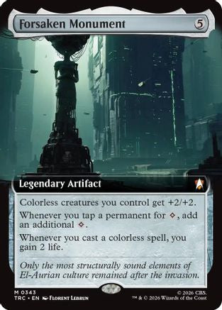 Forsaken Monument (Extended Art) (TRC-343) [Commander: Star Trek]