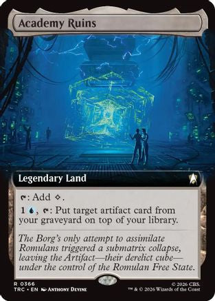 Academy Ruins (Extended Art) (TRC-366) [Commander: Star Trek]