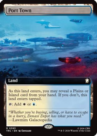 Port Town (Extended Art) (TRC-393) [Commander: Star Trek]