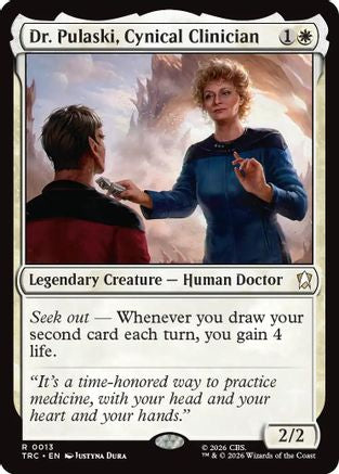 Dr. Pulaski, Cynical Clinician (Surge Foil) (TRC-013) [Commander: Star Trek] Foil